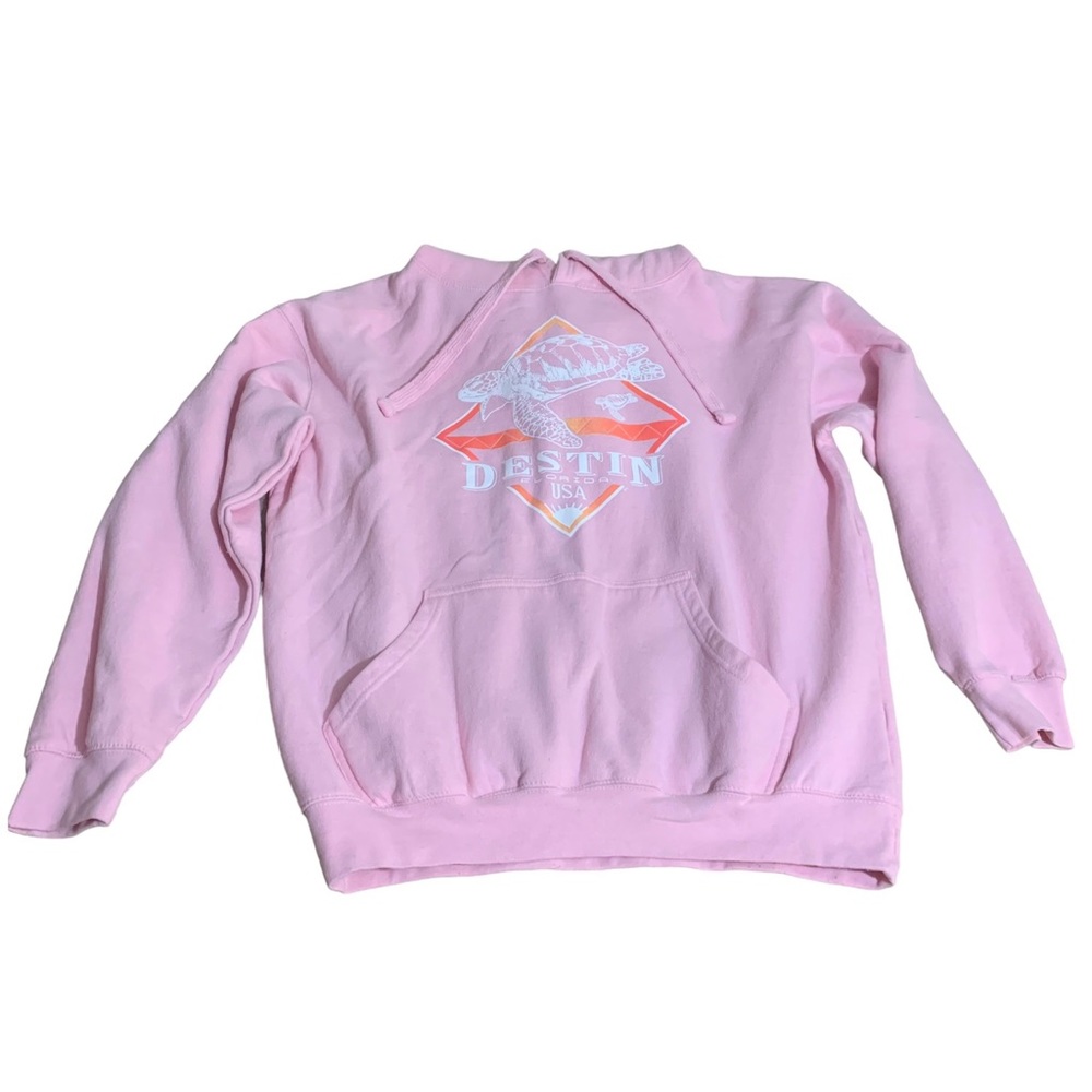 5 for 20 Destin, Florida pink turtle pullover hoodie